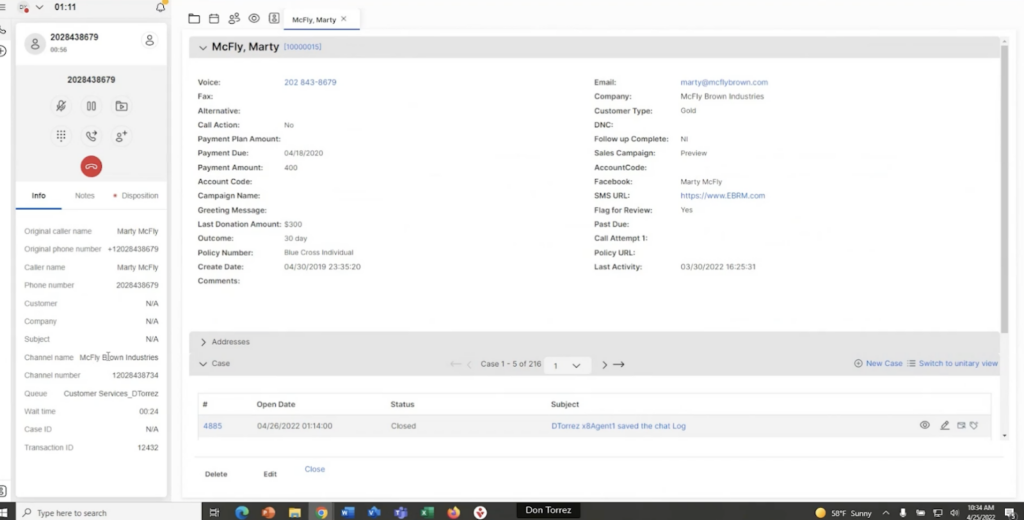 VoIP software: 8x8