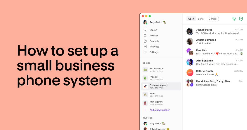 How to setup a small business phone system