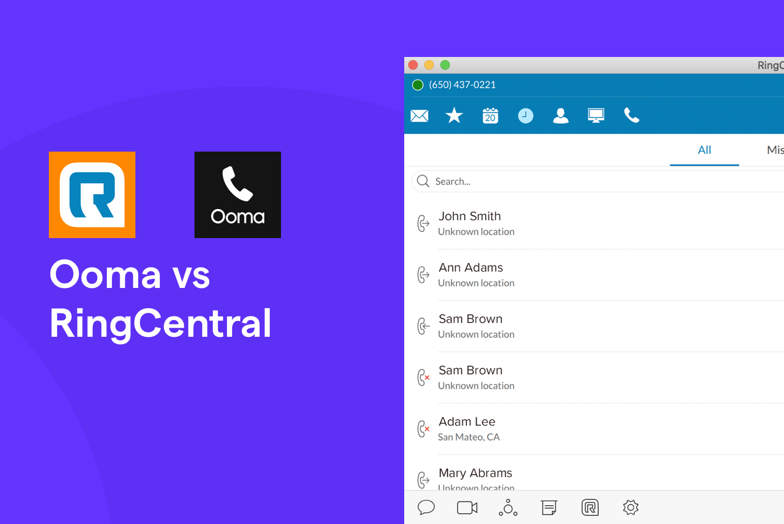 Ooma vs RingCentral