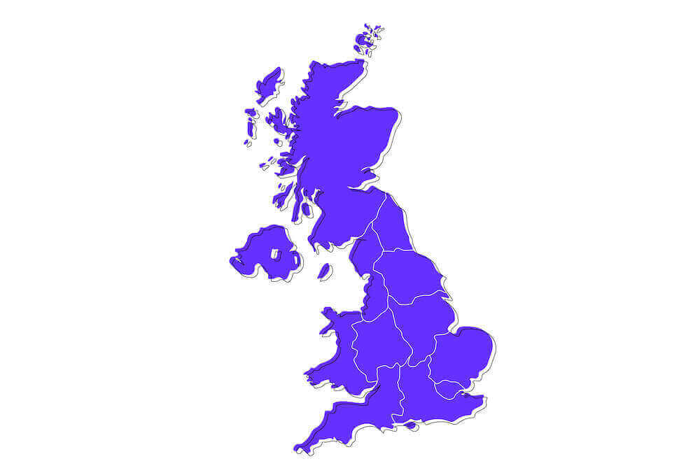 Map of the United Kingdom