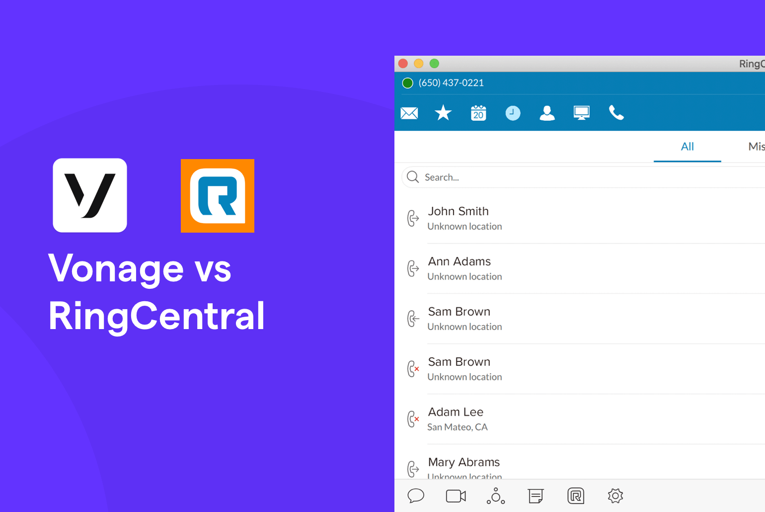 Vonage vs RingCentral