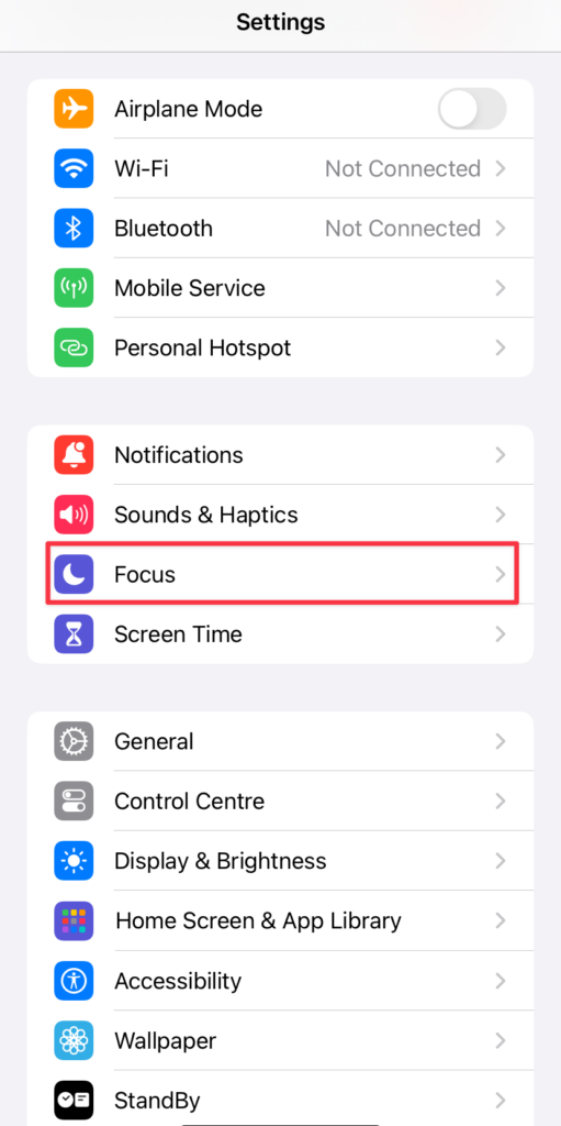 Out-of-office text messages: iPhone setup 1