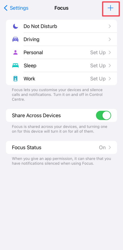 Out-of-office text messages: iPhone setup 2