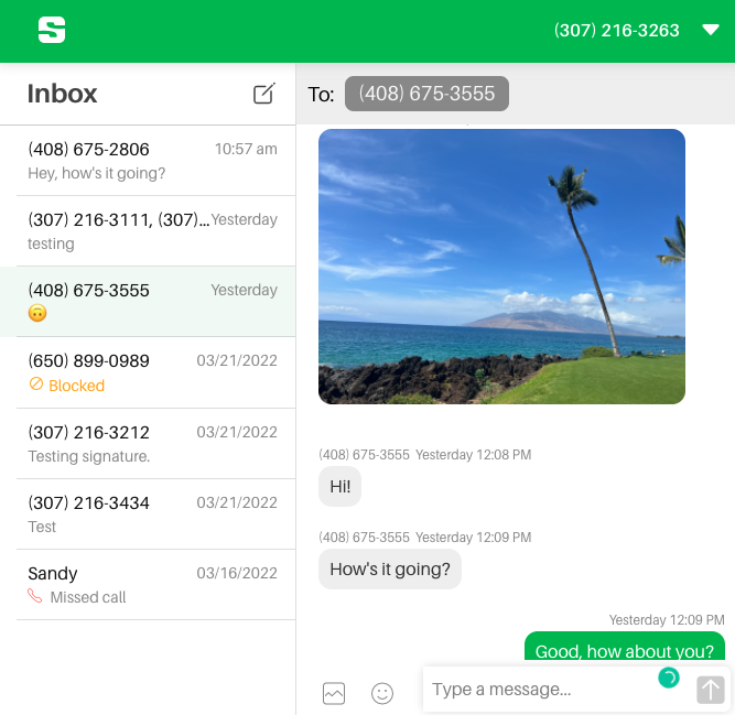 Best apps to text from a computer: Sideline