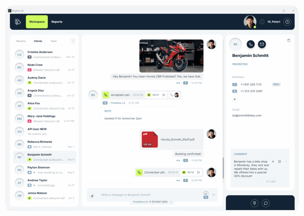 Google Voice alternatives: MightyCall app