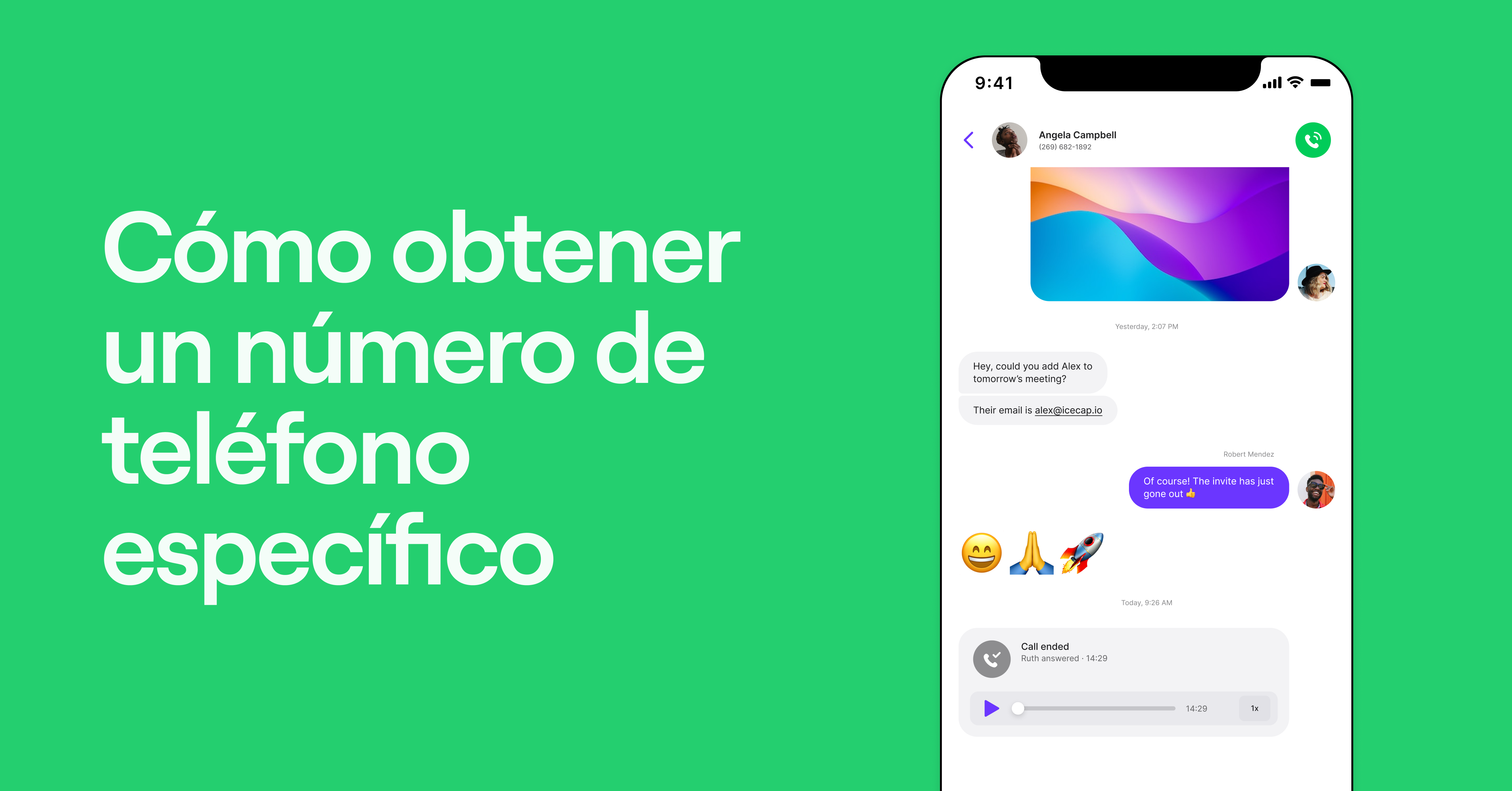 Cómo obtener un número de teléfono específico