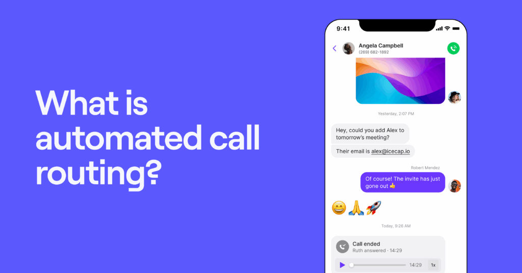 Automated call routing