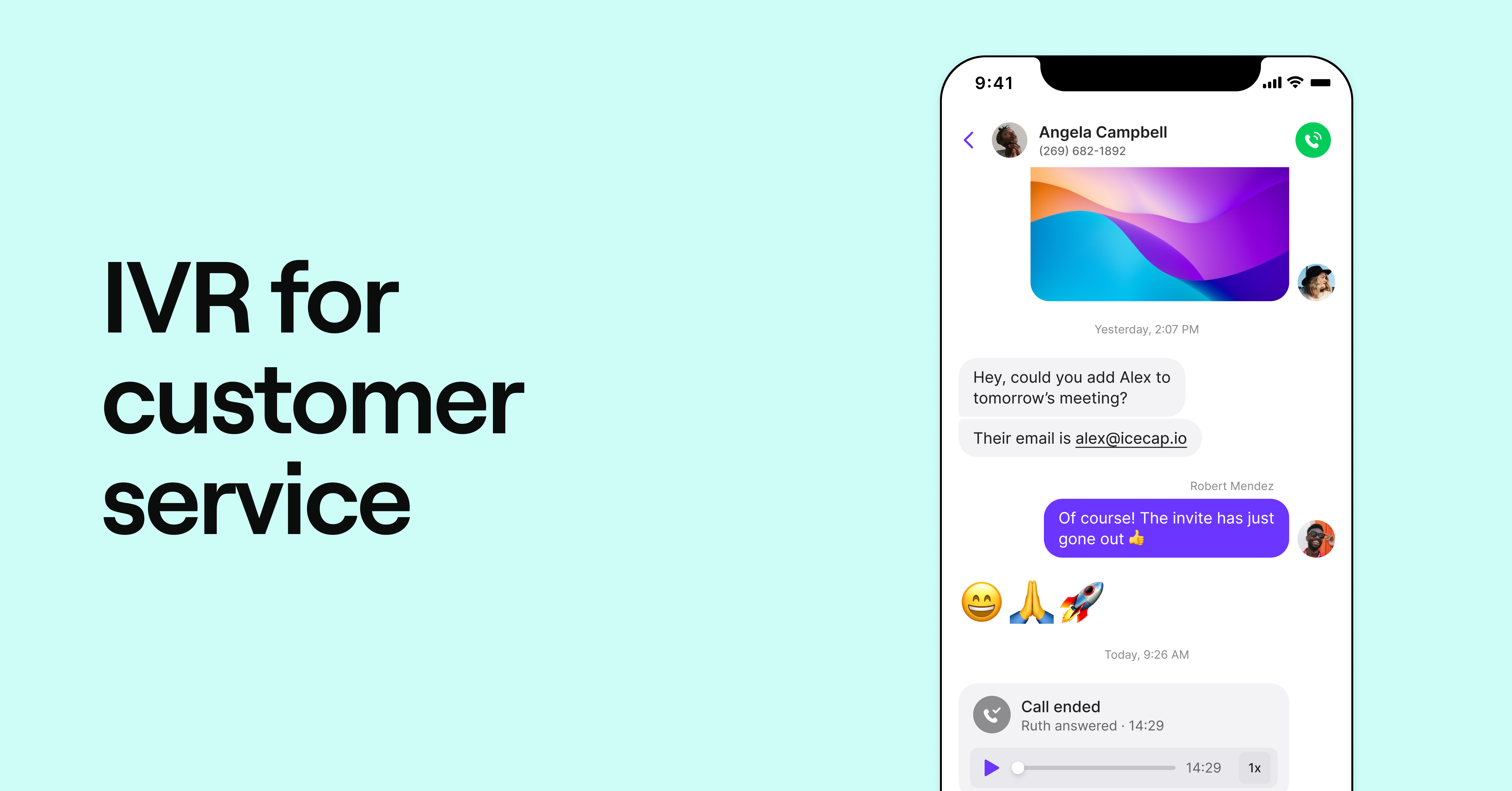 IVR customer service