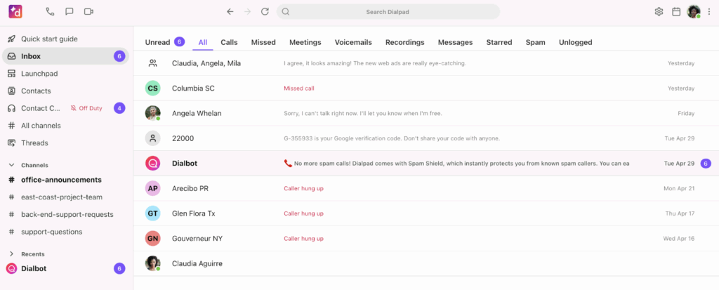 HIPAA-compliant VoIP: Dialpad
