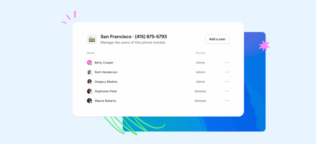 Shared numbers on Quo