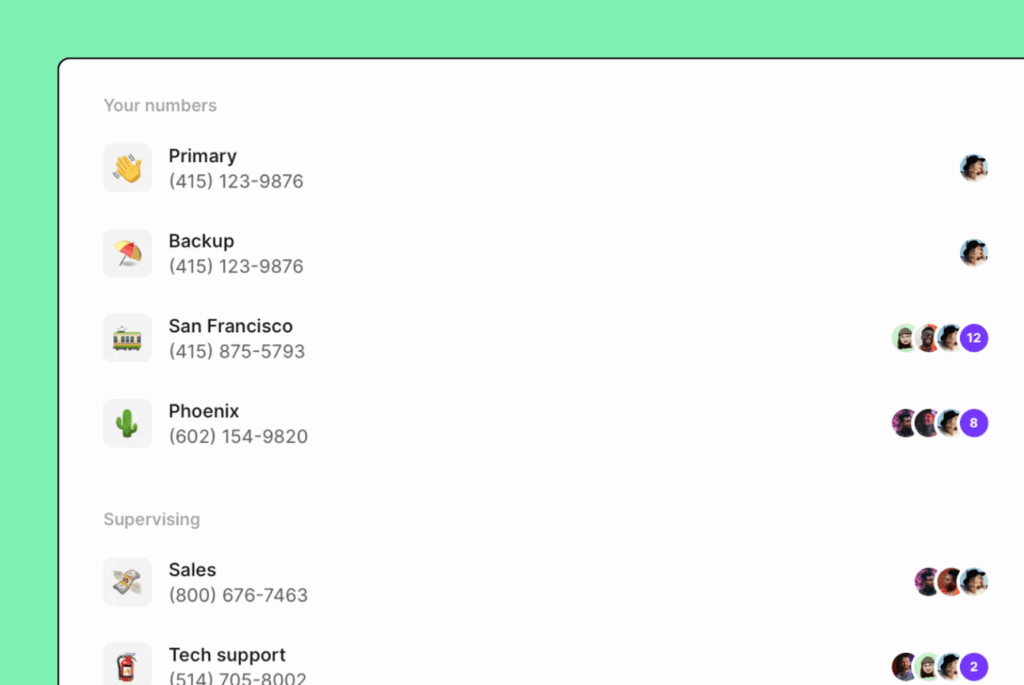 Use shared numbers on Quo to avoid forwarding calls manually