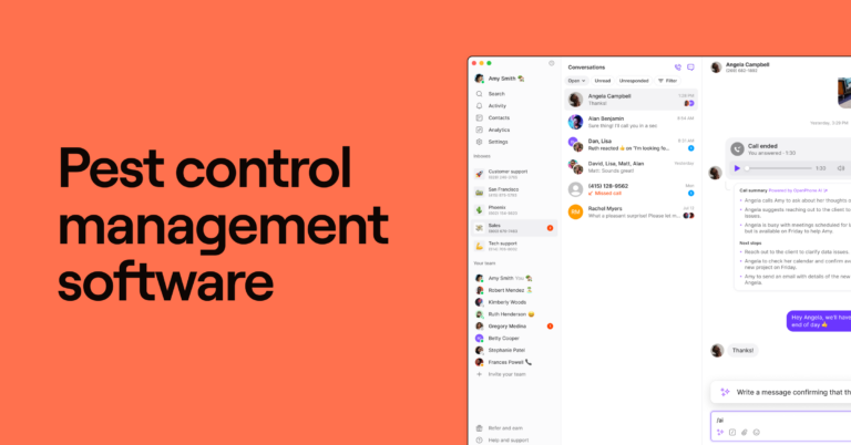 Pest control management software